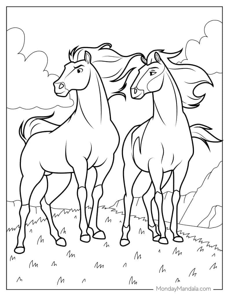 22 Spirit Coloring Pages Free PDF Printables