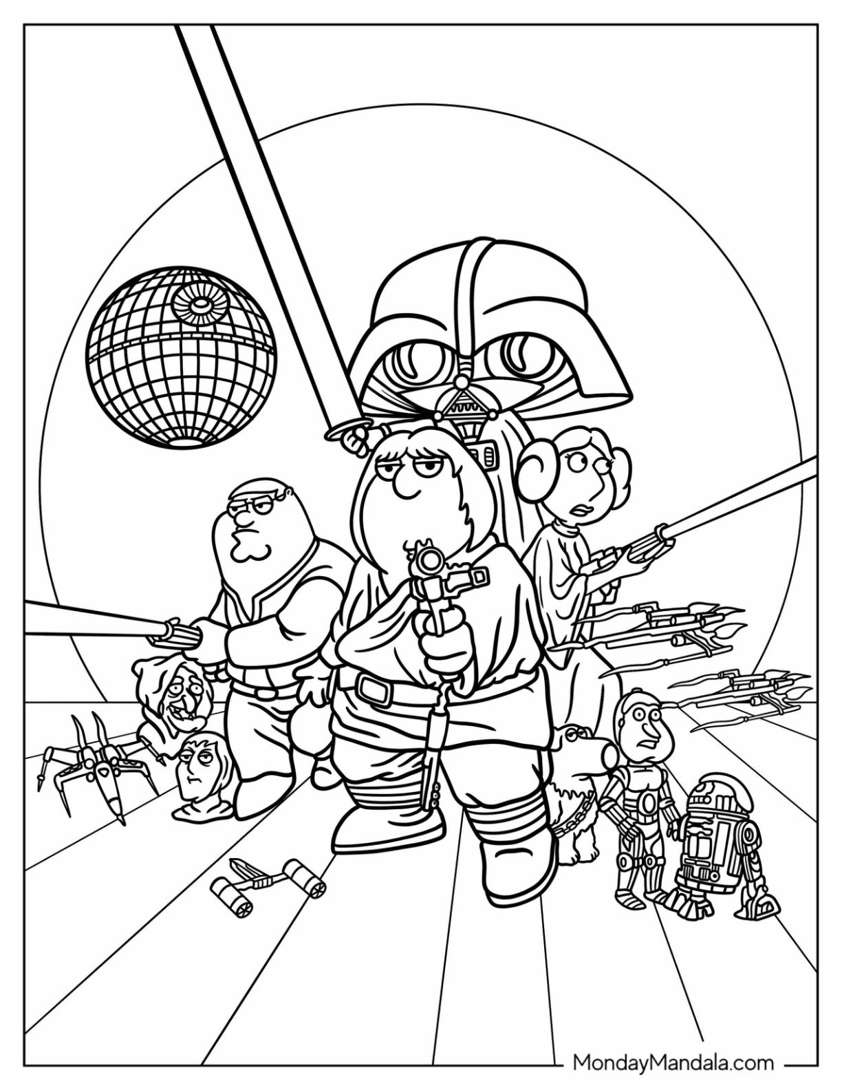 24 Family Guy Coloring Pages Free PDF Printables 