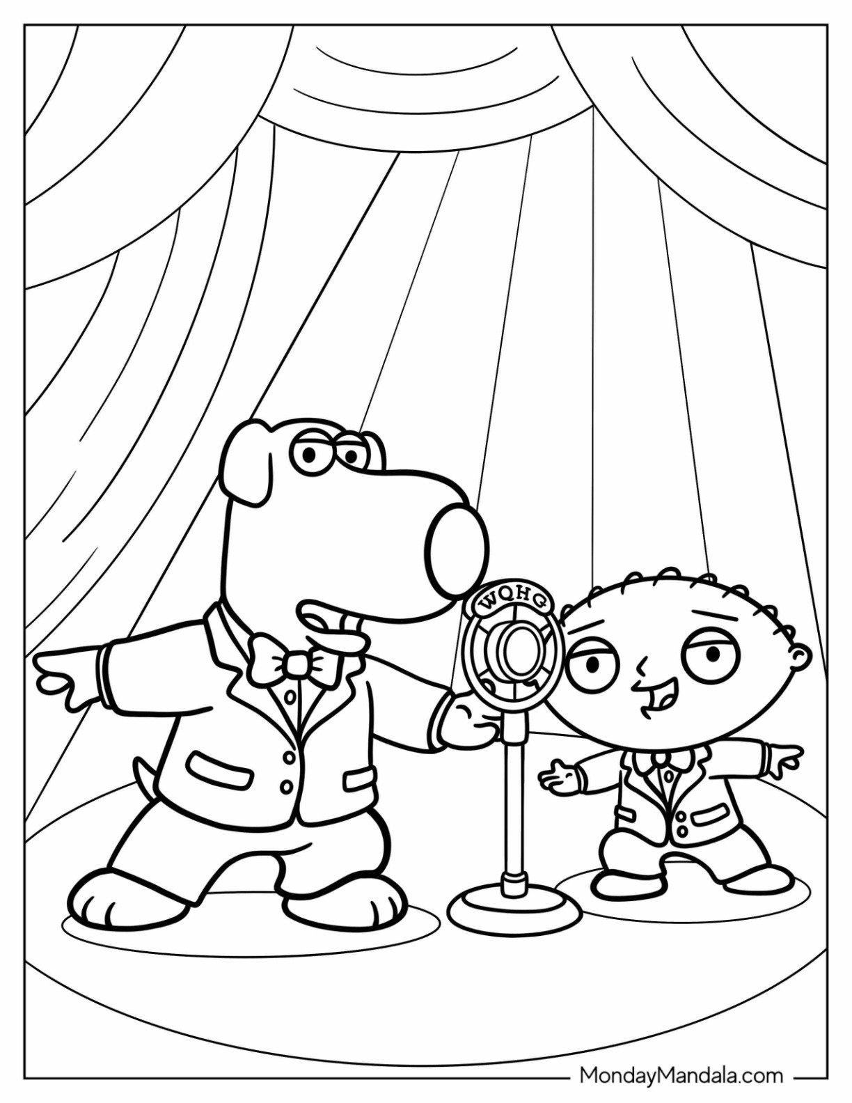 family guy coloring pages
