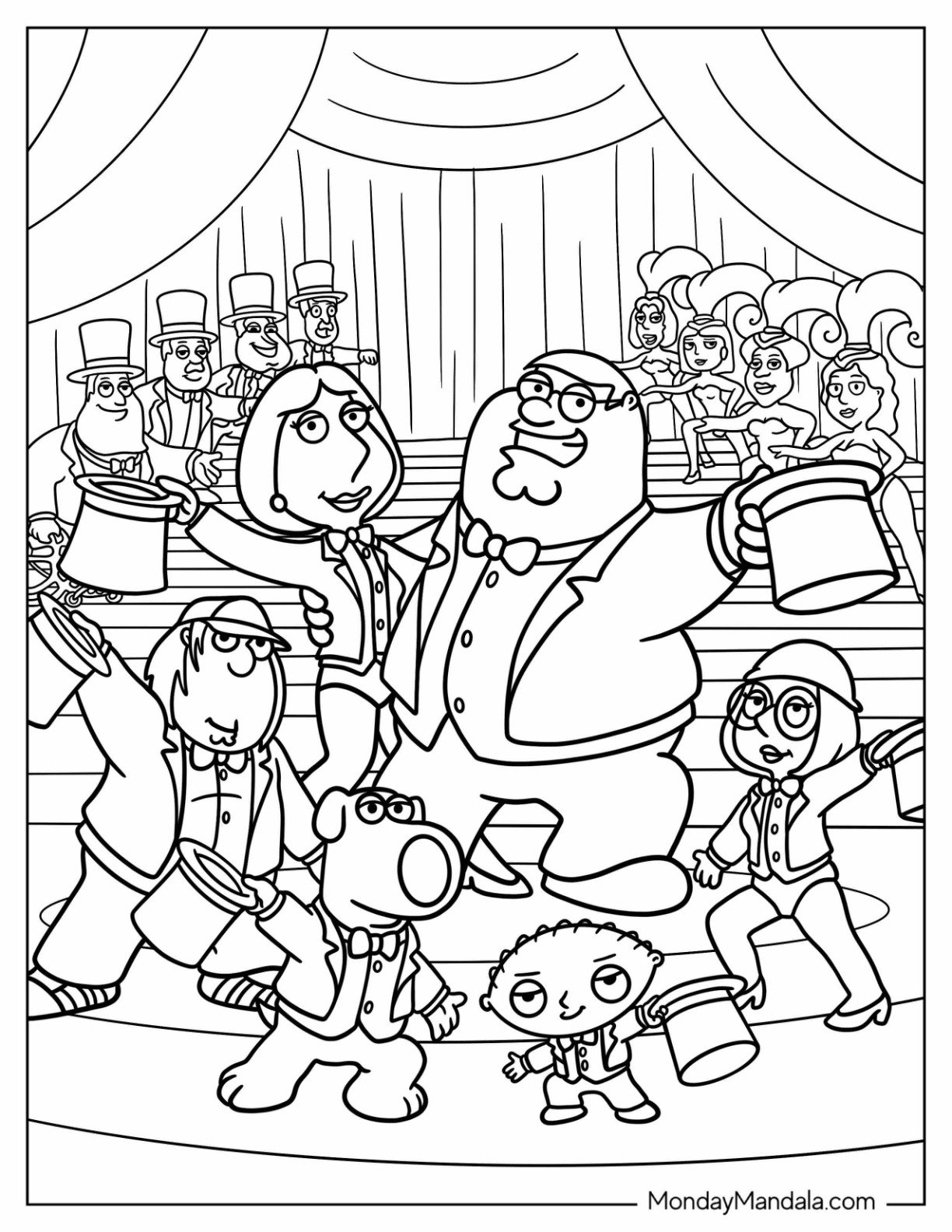 24 Family Guy Coloring Pages Free PDF Printables 