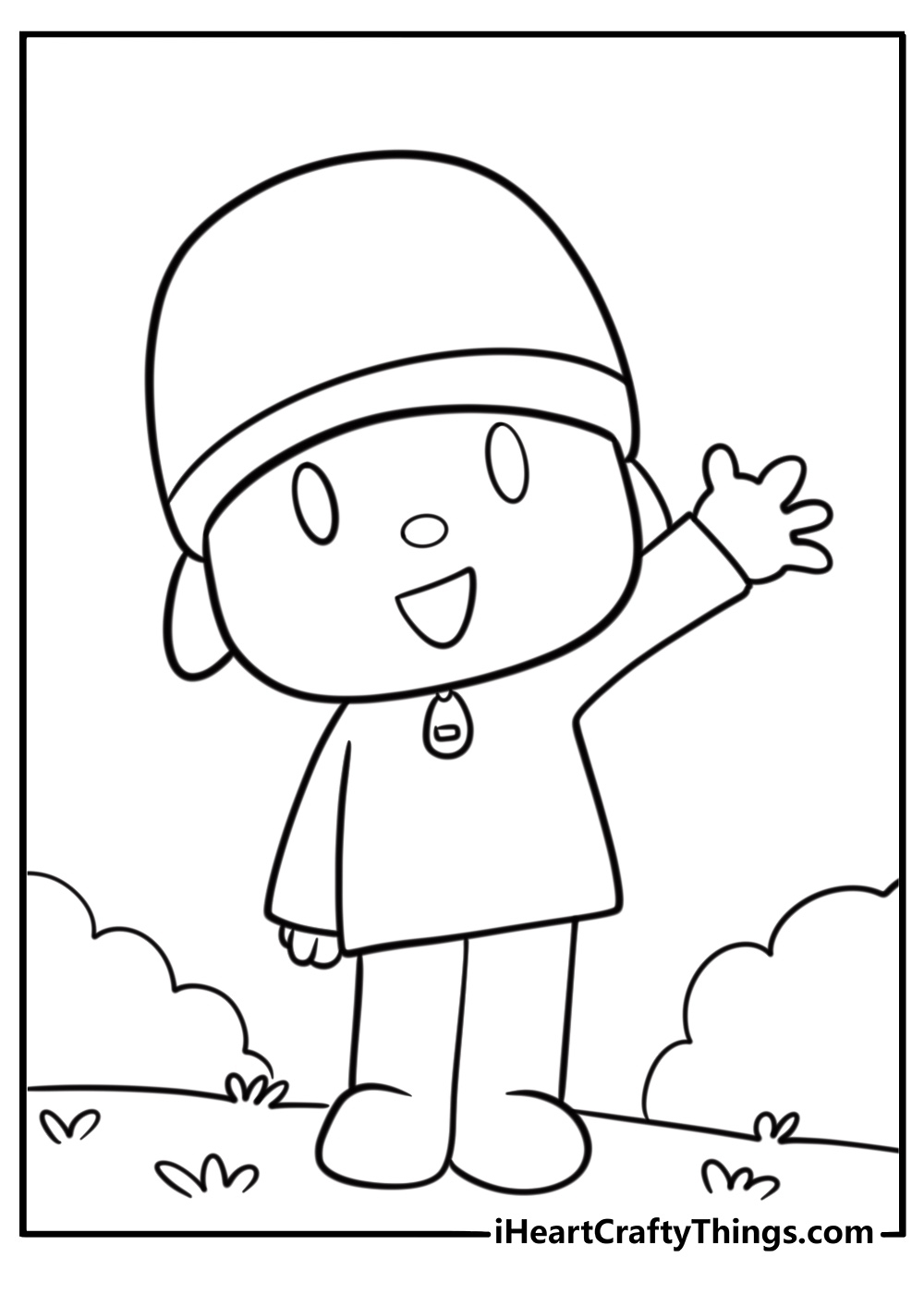 24 Free Pocoyo Coloring Pages For Kids 24 Free Pocoyo Coloring Pages For Kids
