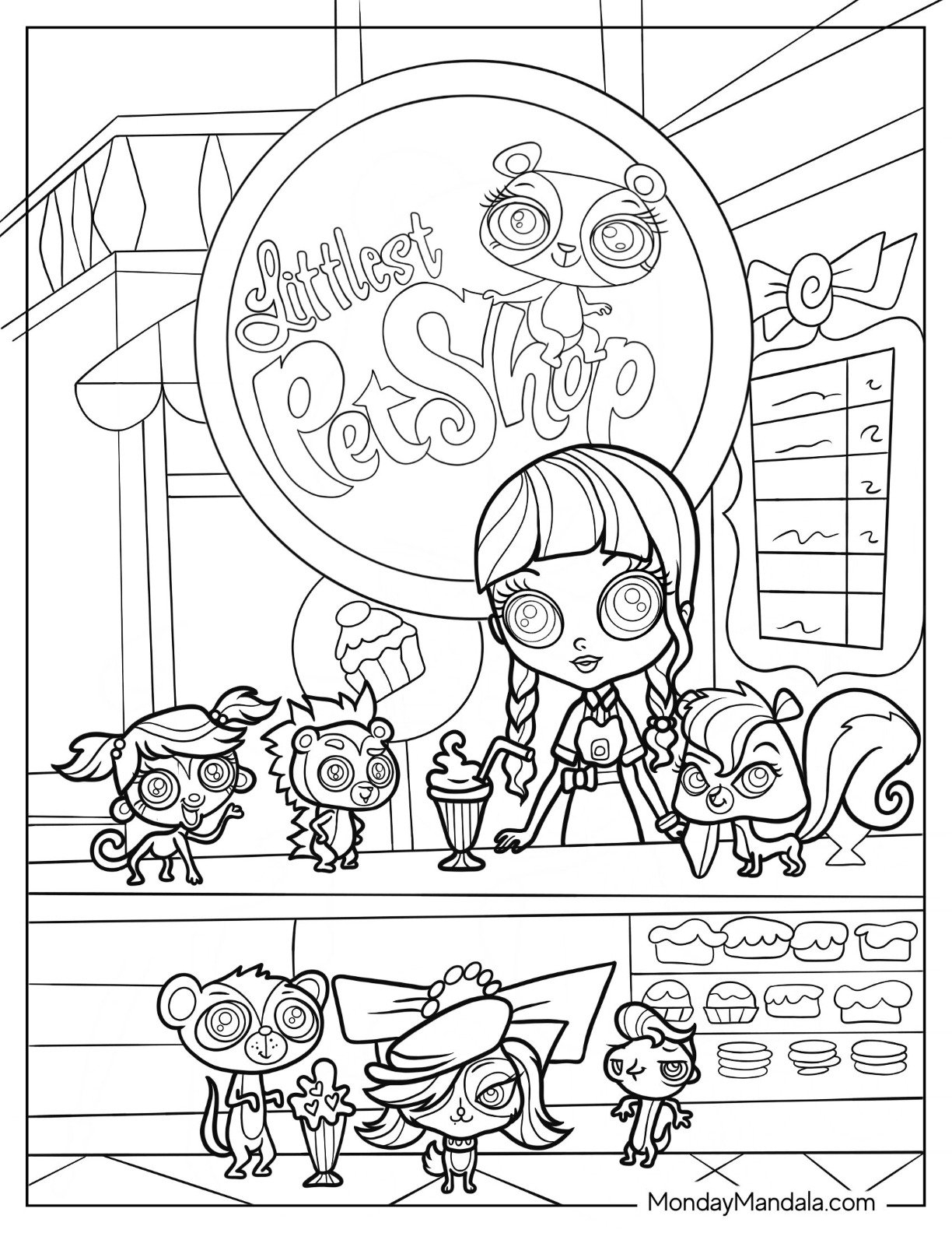 24 Littlest Pet Shop Coloring Pages Free PDF Printables 