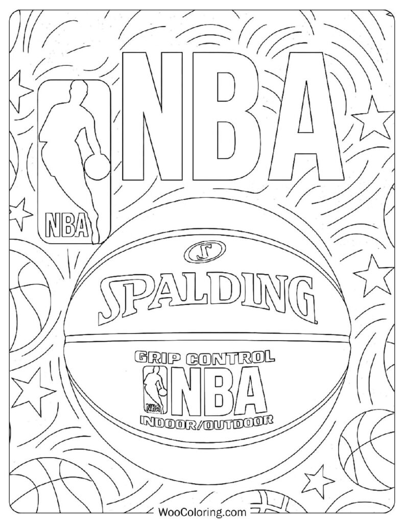 24 NBA Basketball Coloring Pages Free PDF To Print Woo Coloring 24 NBA Basketball Coloring Pages Free PDF To Print Woo Coloring