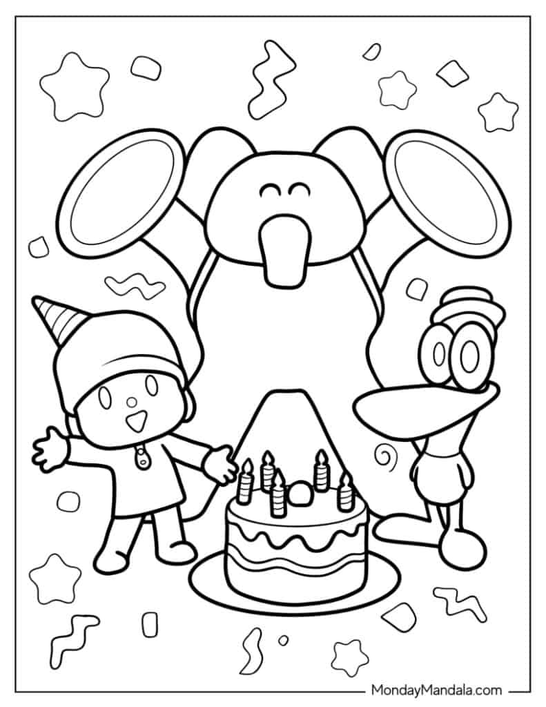 24 Pocoyo Coloring Pages Free PDF Printables 24 Pocoyo Coloring Pages Free PDF Printables