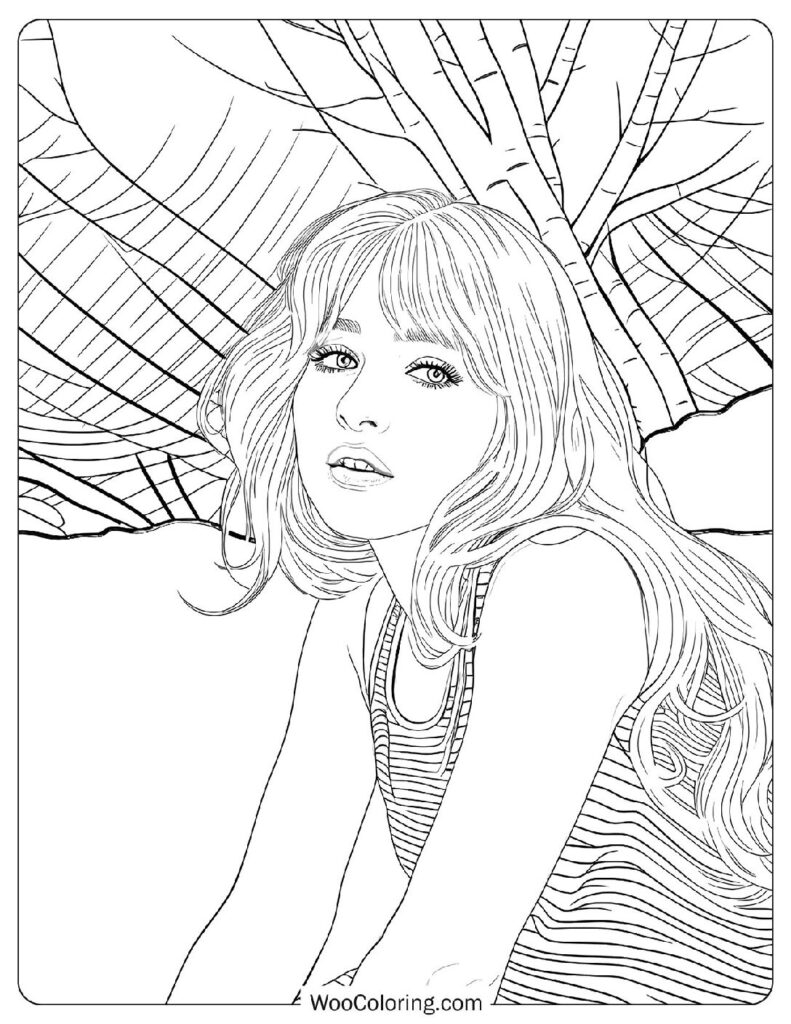 24 Sabrina Carpenter Coloring Pages Free PDF To Print Woo Coloring