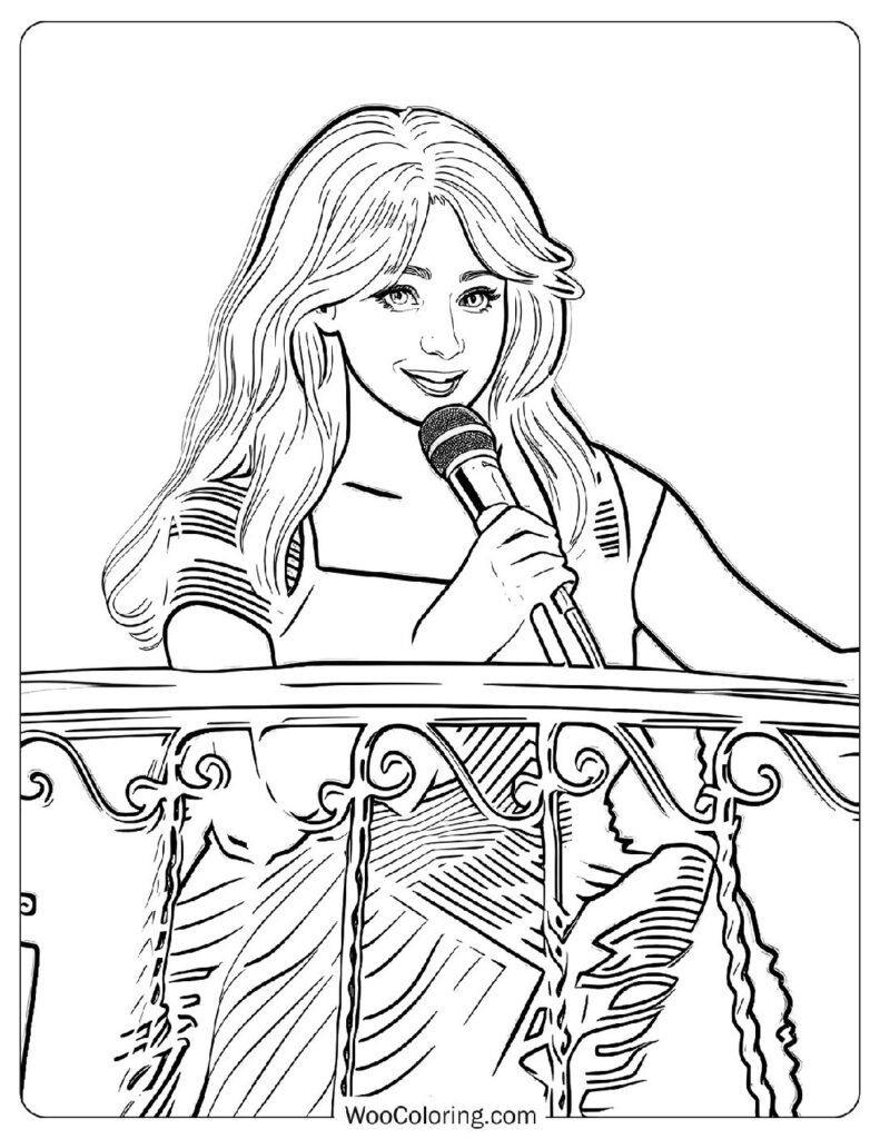 24 Sabrina Carpenter Coloring Pages Free PDF To Print Woo Coloring