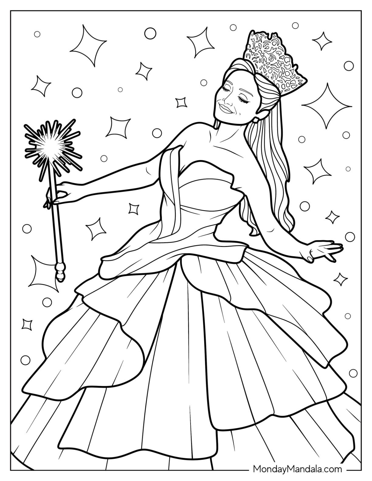 ariana grande coloring page