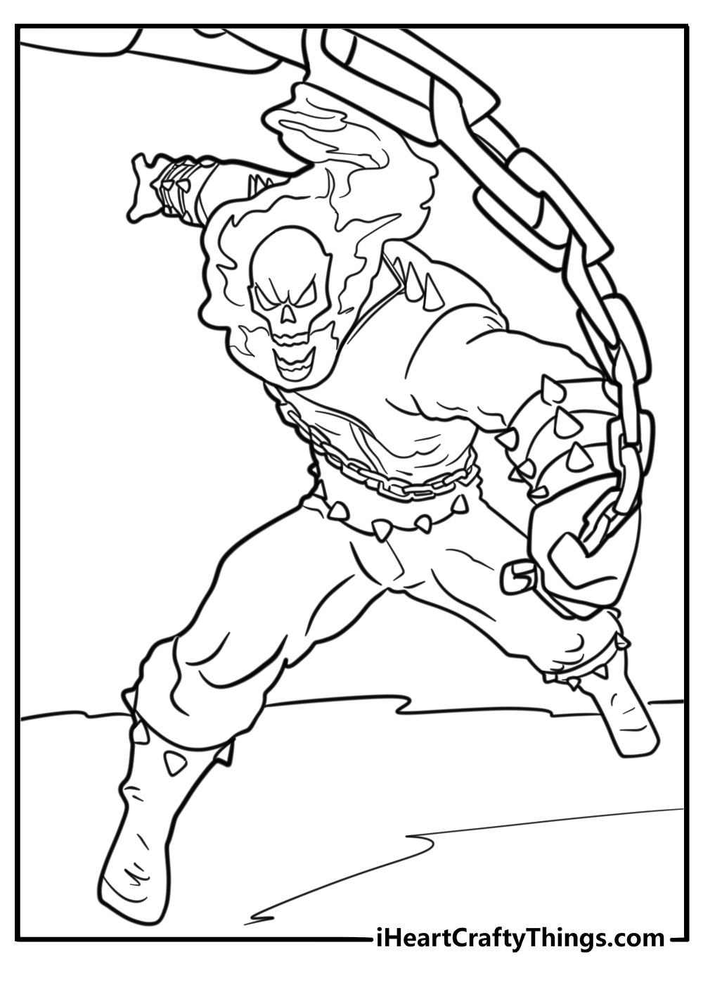 25 Free Ghost Rider Coloring Pages For Kids