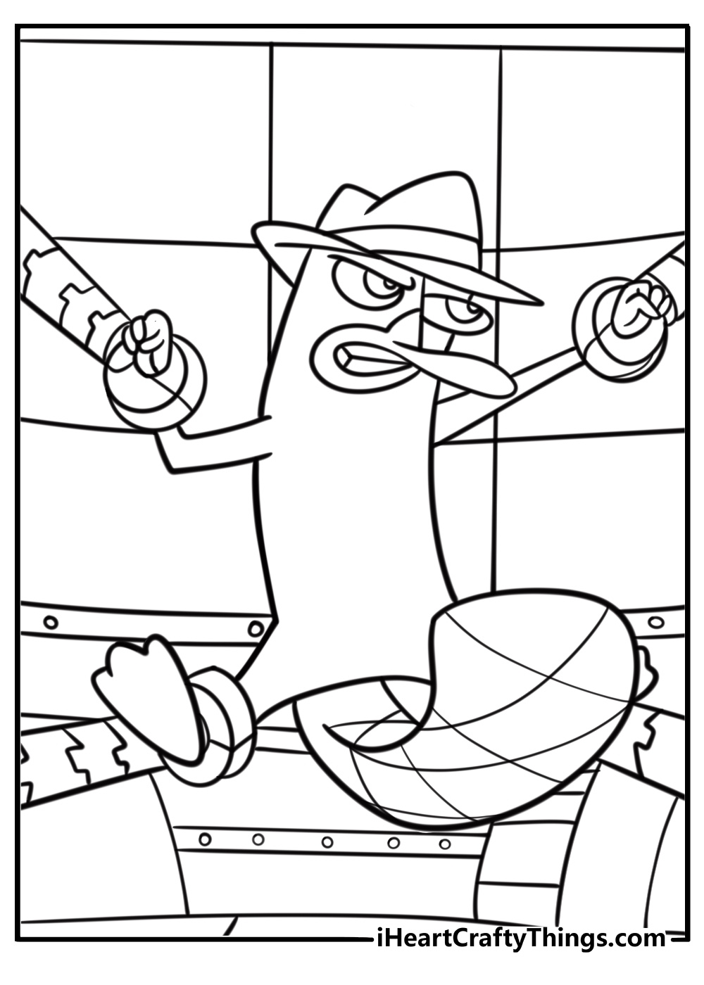 25 Free Phineas And Ferb Coloring Pages For Kids