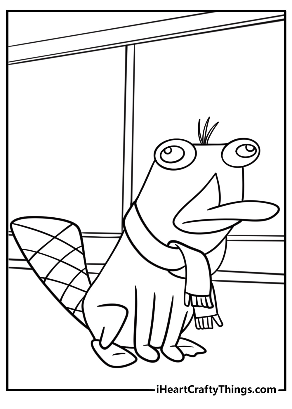 perry the platypus coloring pages