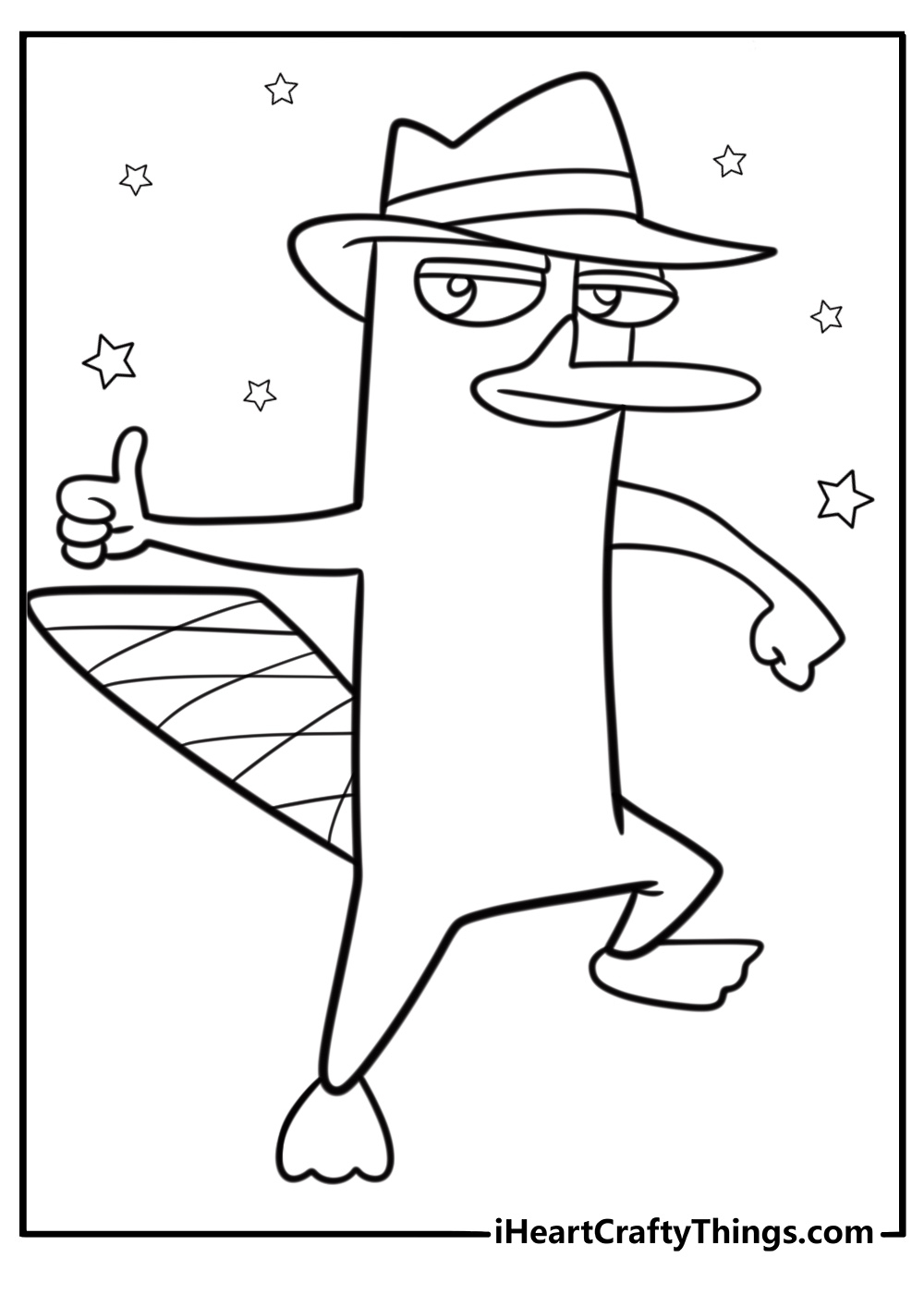 25 Free Phineas And Ferb Coloring Pages For Kids