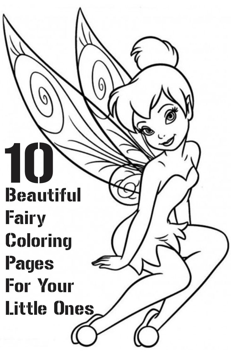 25 Free Printable Fairy Coloring Pages For Kids