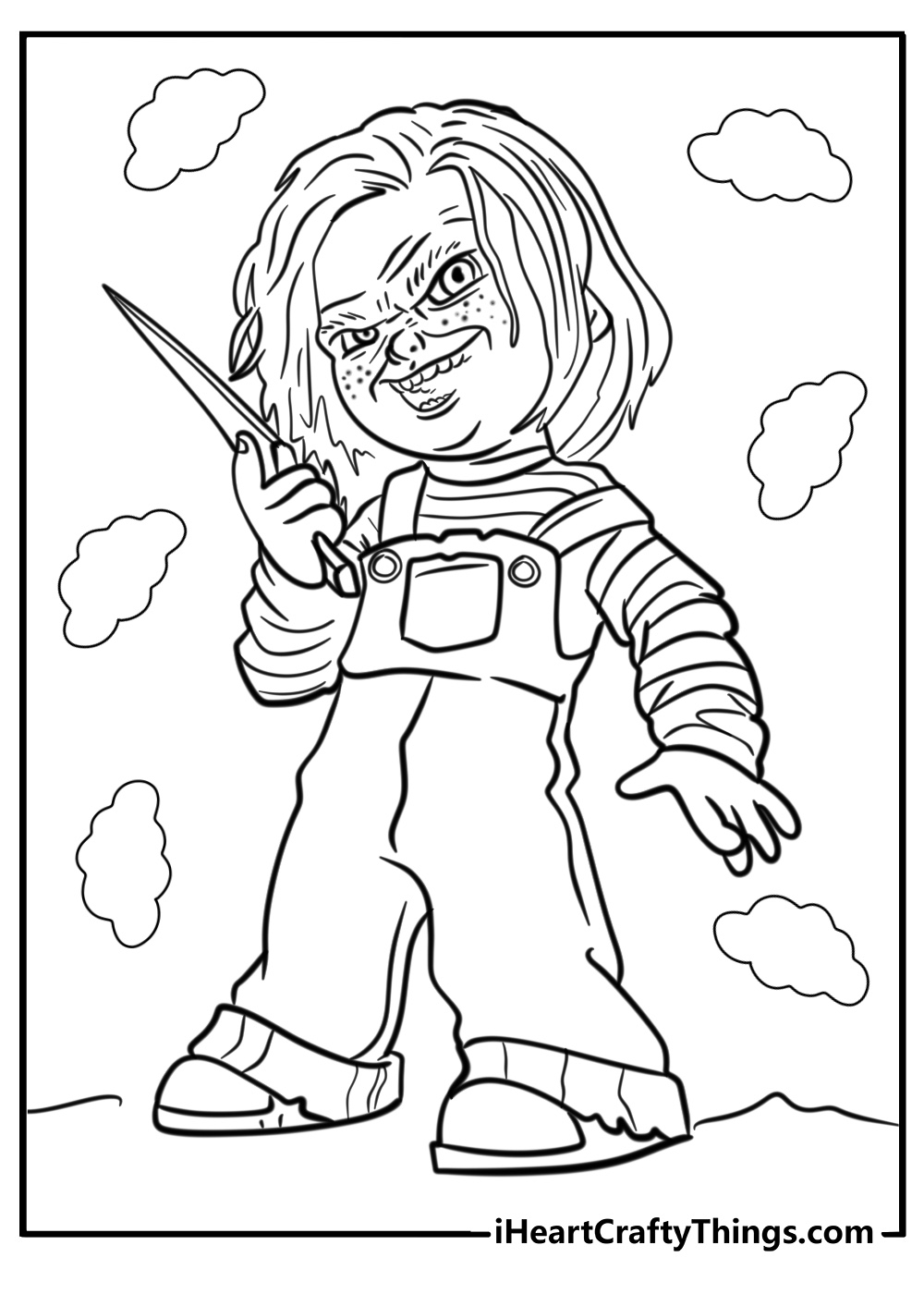 25 New Horror Coloring Pages 100 Free To Print 