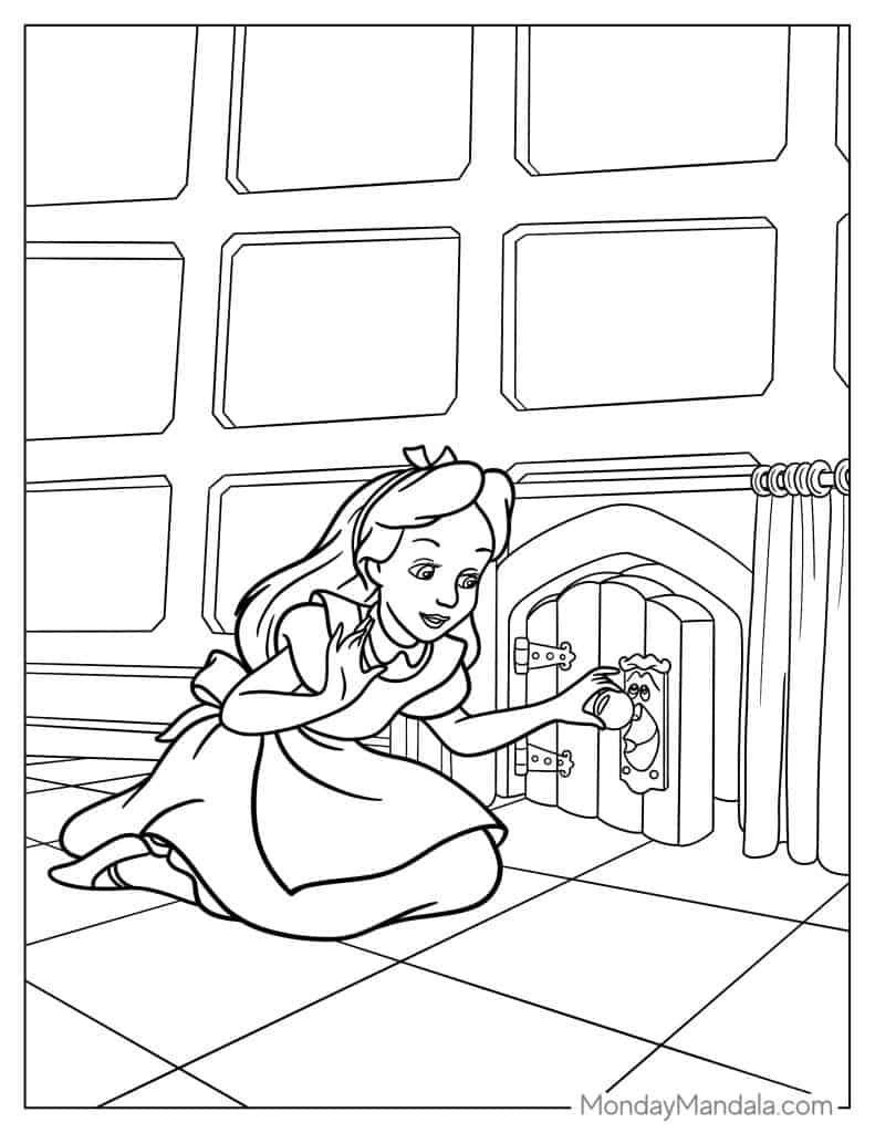 26 Alice In Wonderland Coloring Pages Free PDF Printables 26 Alice In Wonderland Coloring Pages Free PDF Printables