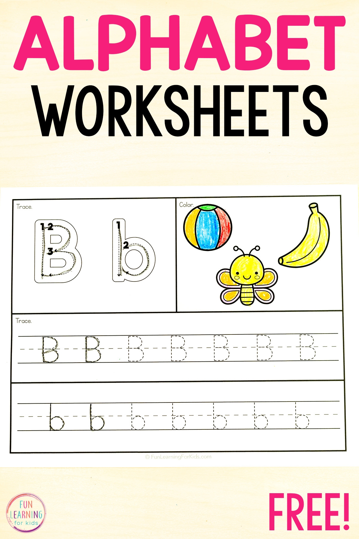 tracing worksheets for kindergarten