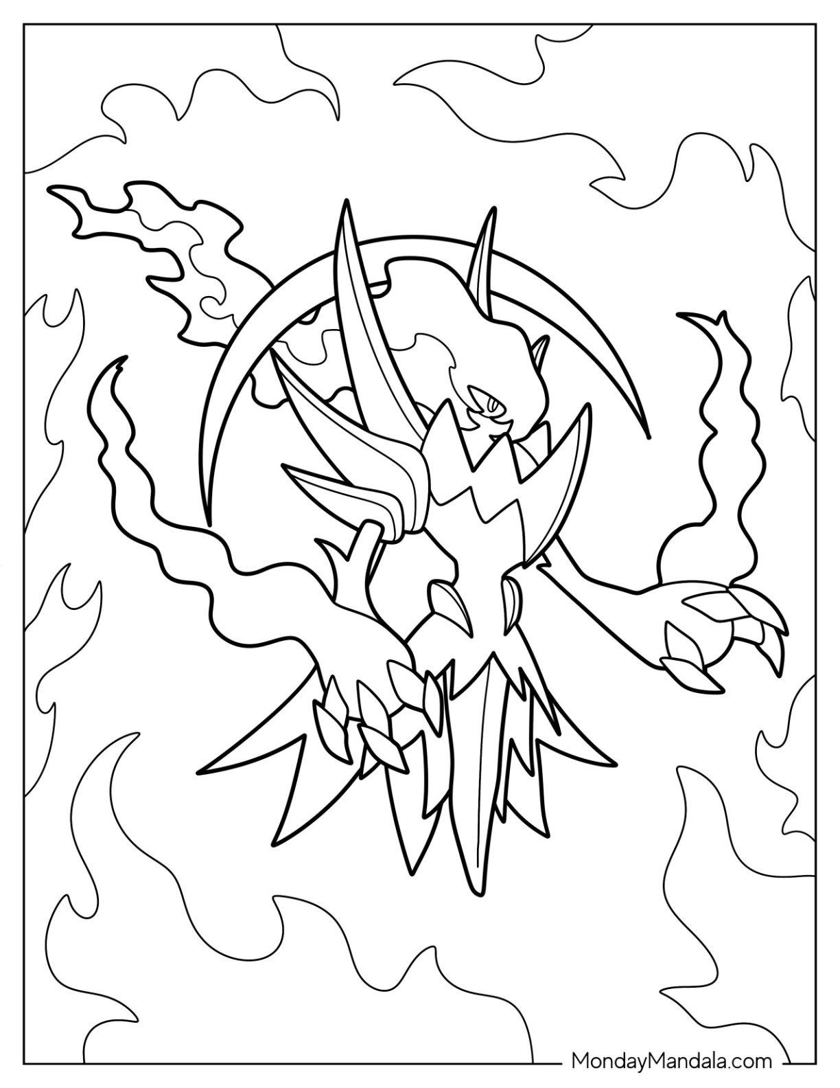26 Legendary Pokemon Coloring Pages Free PDF Printables 
