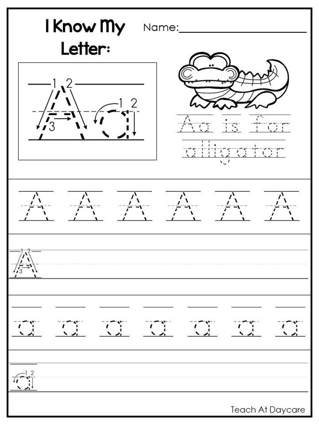 26 Printable Alphabet I Know My Letters Worksheets Preschool kdg Phonics Etsy 26 Printable Alphabet I Know My Letters Worksheets Preschool kdg Phonics Etsy