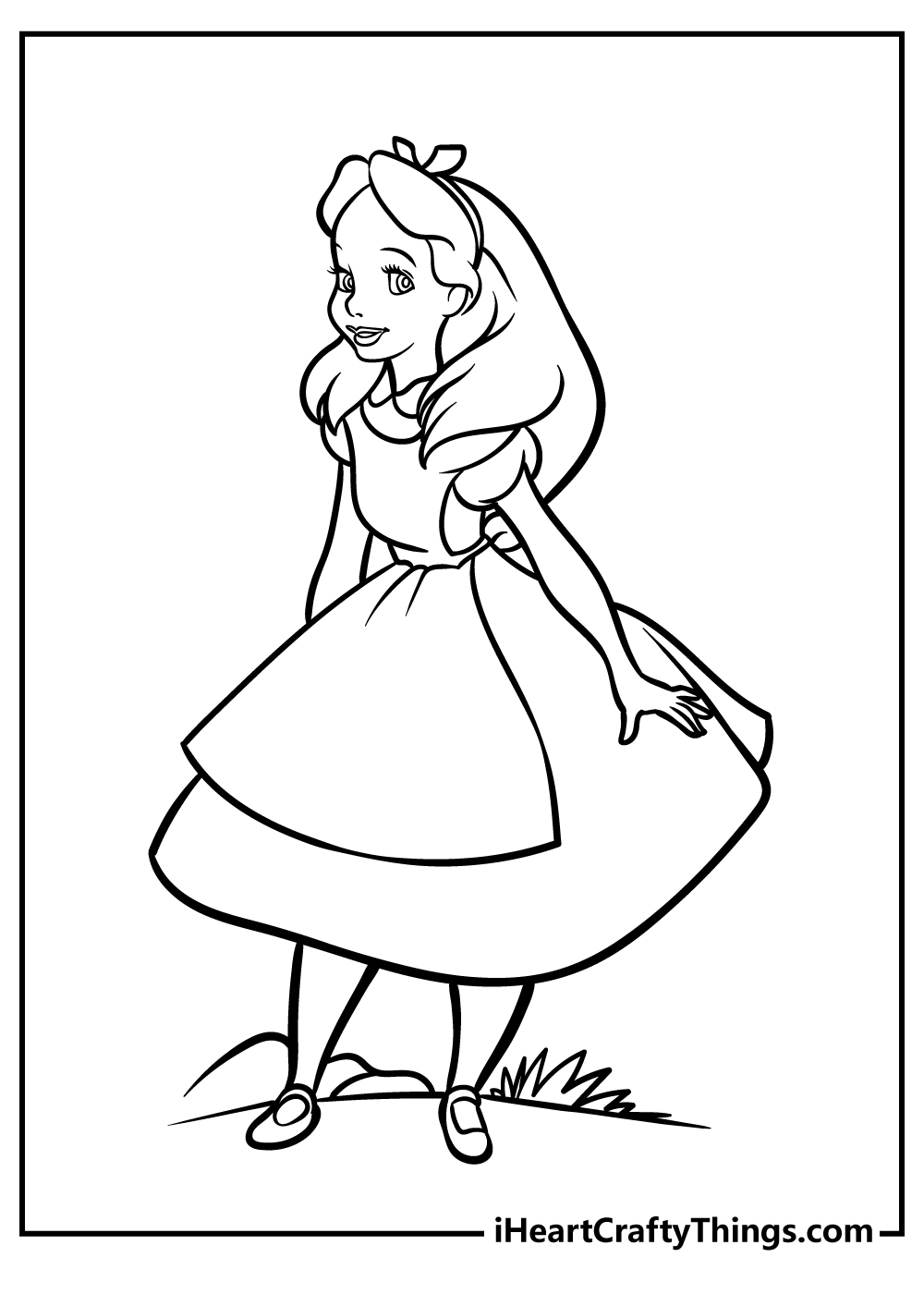 28 Alice In Wonderland Coloring Pages 100 Free Printables 