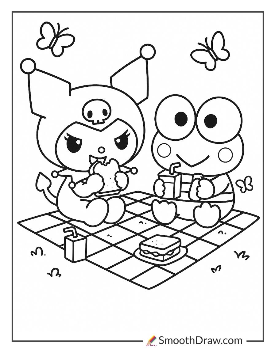 28 Kuromi Coloring Pages Smooth Draw 28 Kuromi Coloring Pages Smooth Draw