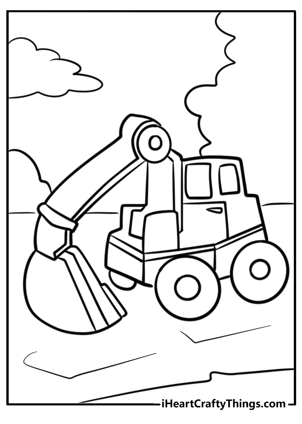29 New Excavator Coloring Pages 100 Free To Print 