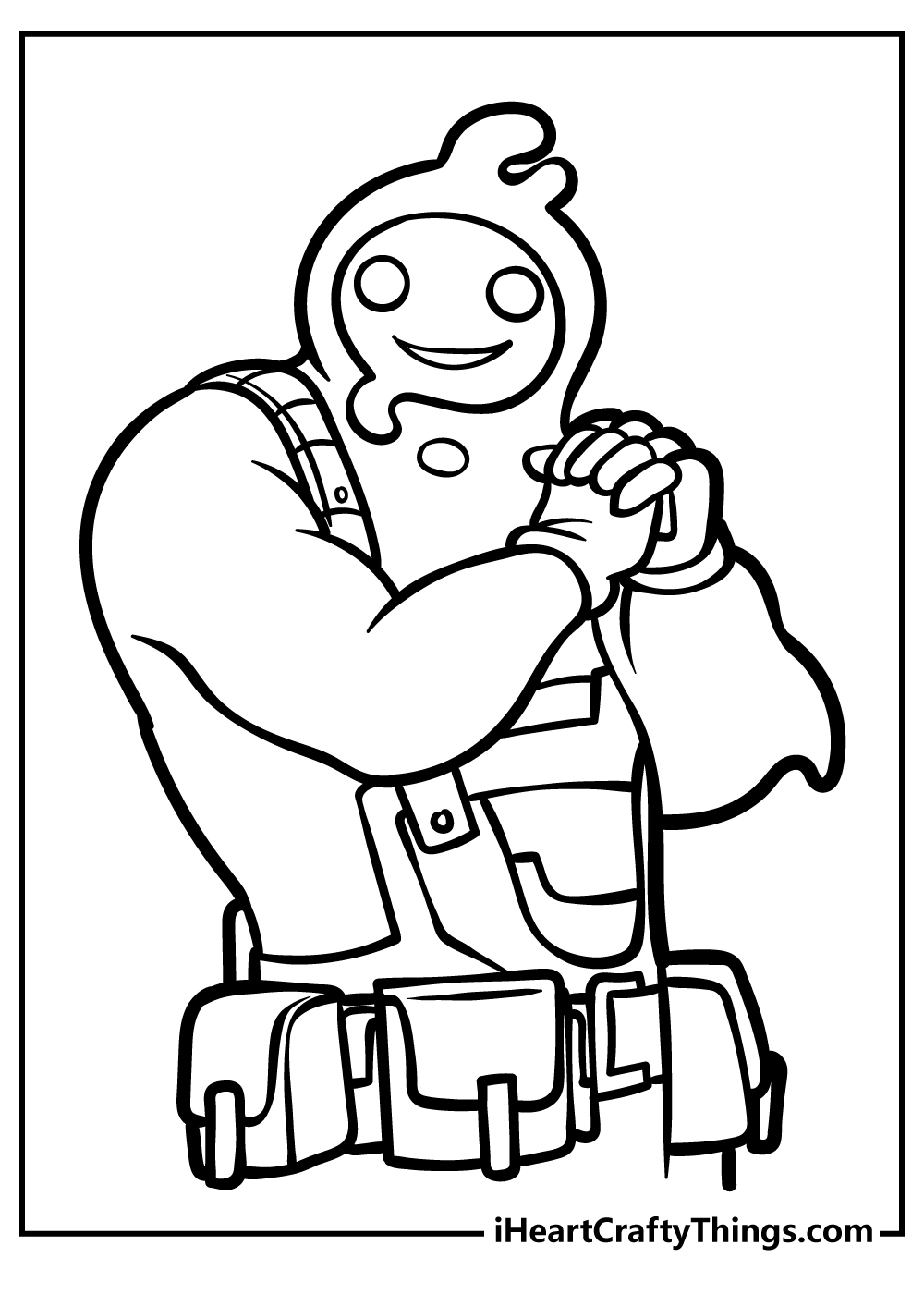 fort night coloring page