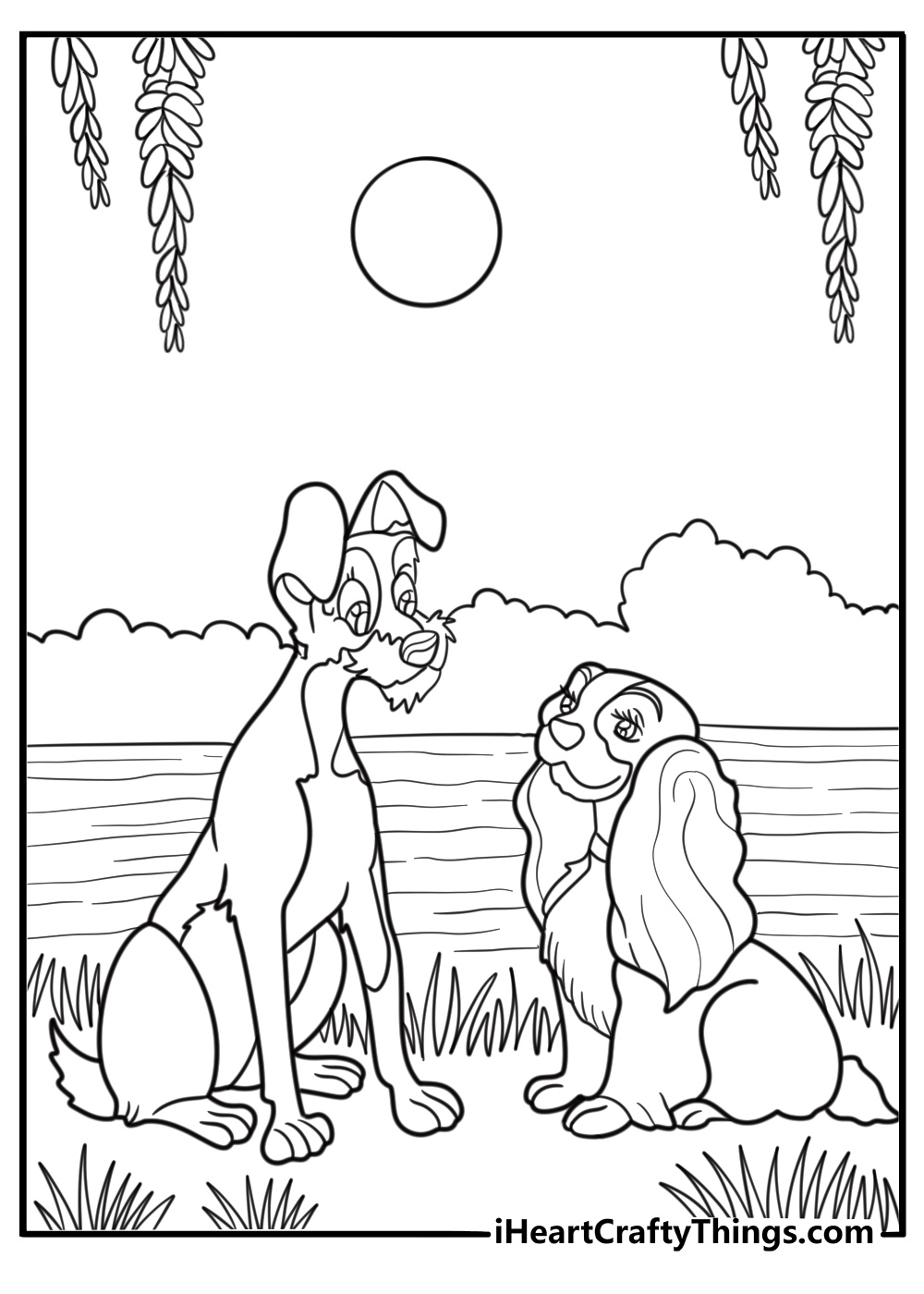 30 Free Lady And The Tramp Coloring Pages For Kids