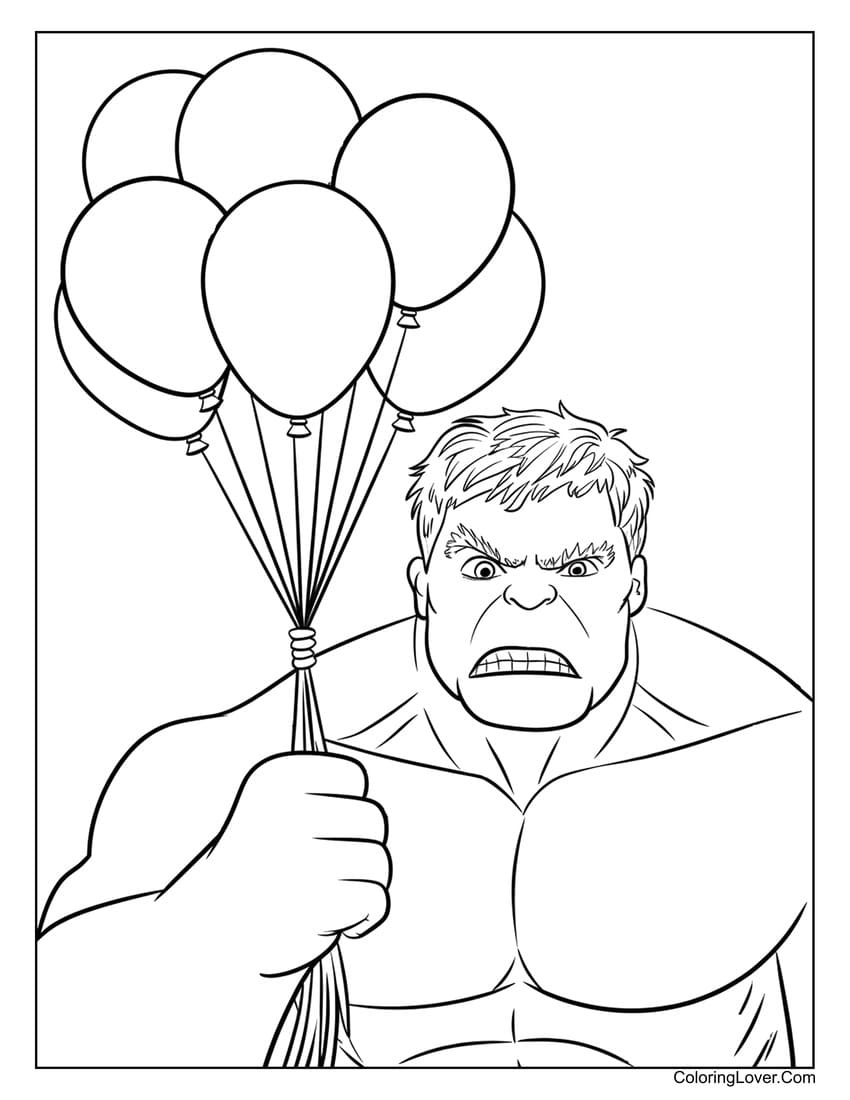 30 Hulk Coloring Pages Free Printables For All Ages 