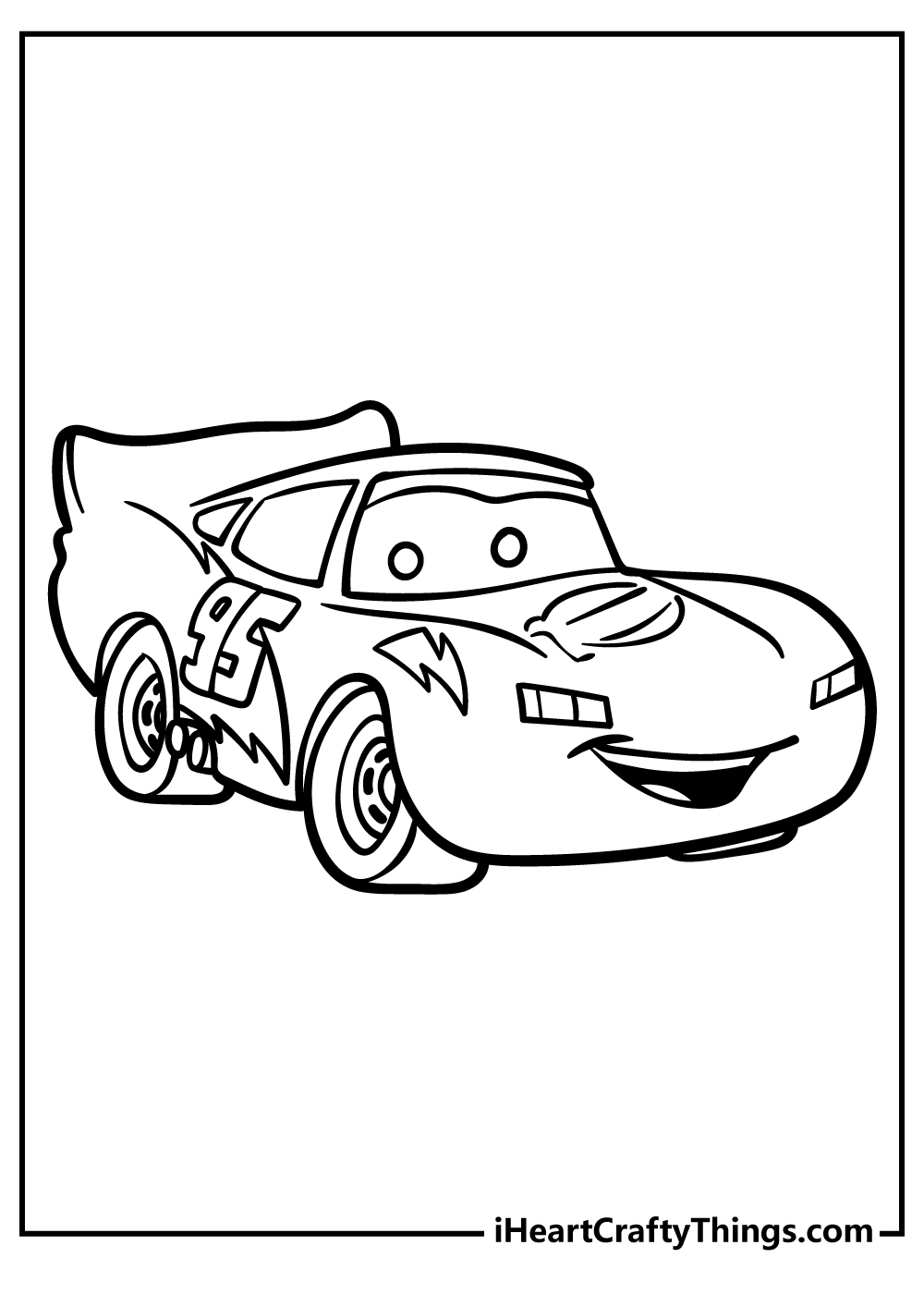 lightning mcqueen coloring sheets