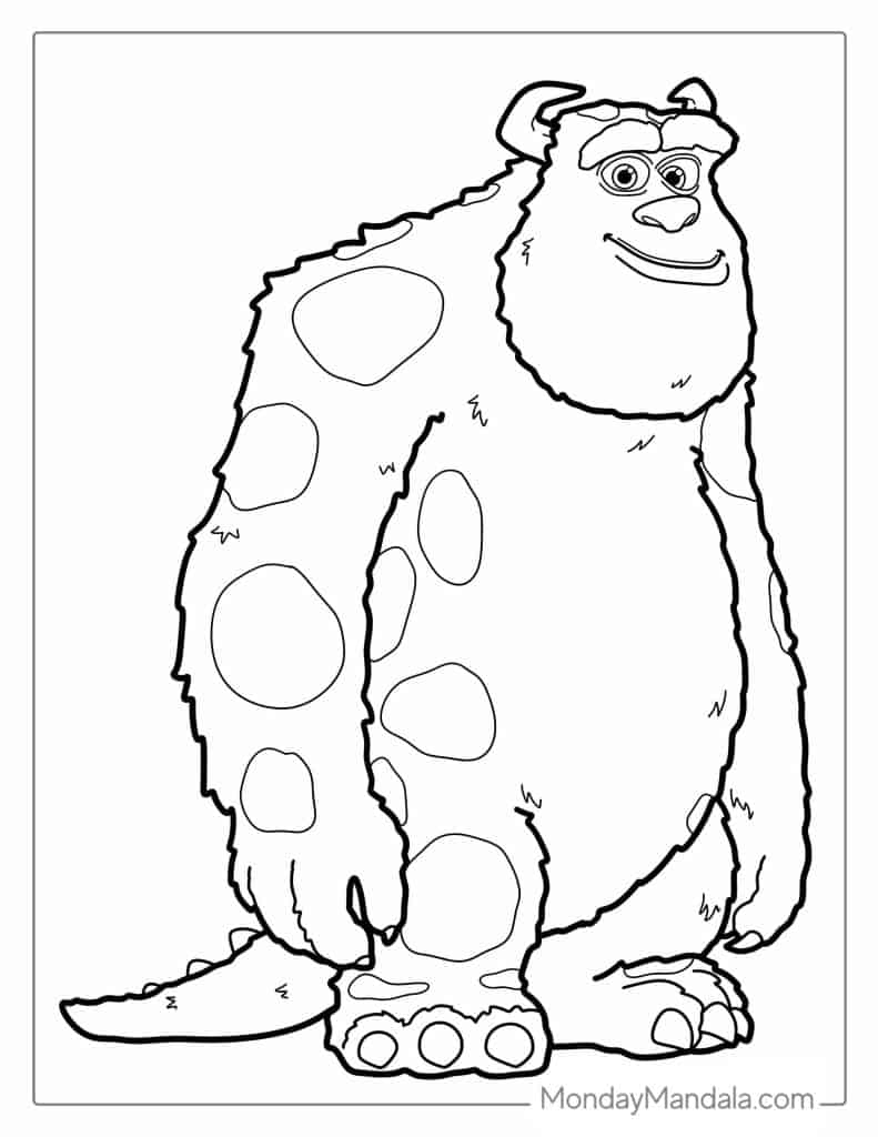 30 Monsters Inc Coloring Pages Free PDF Printables 30 Monsters Inc Coloring Pages Free PDF Printables