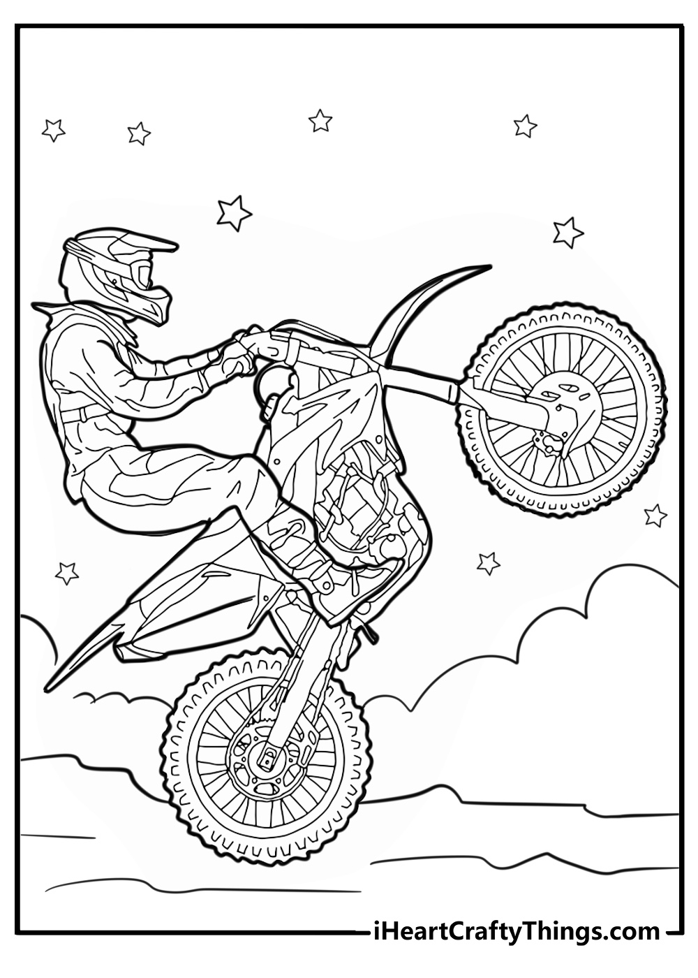 30 New Dirt Bike Coloring Pages 100 Free To Print 