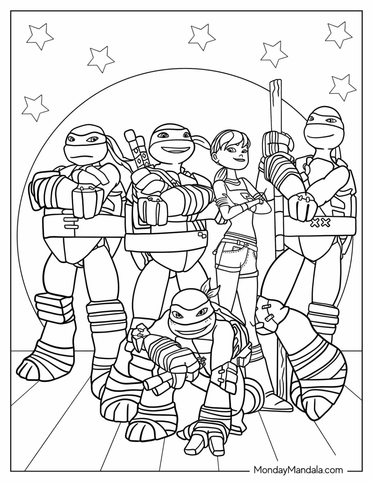 30 Ninja Turtles Coloring Pages Free PDF Printables 