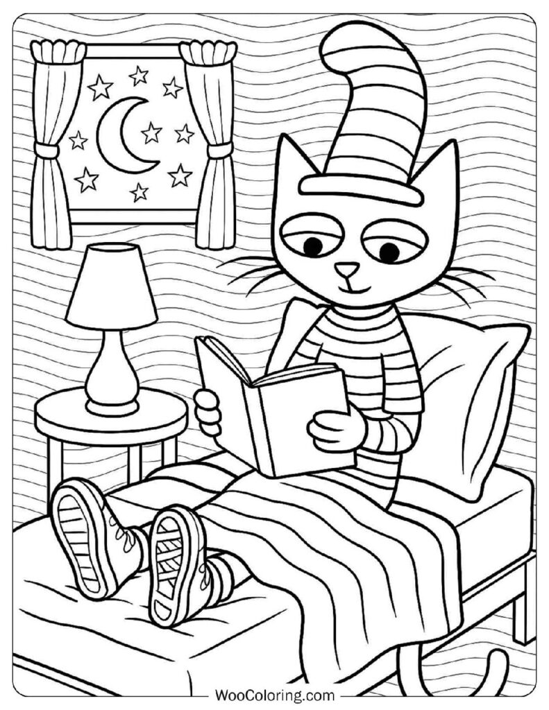 30 Pete The Cat Coloring Pages Free PDF To Print Woo Coloring