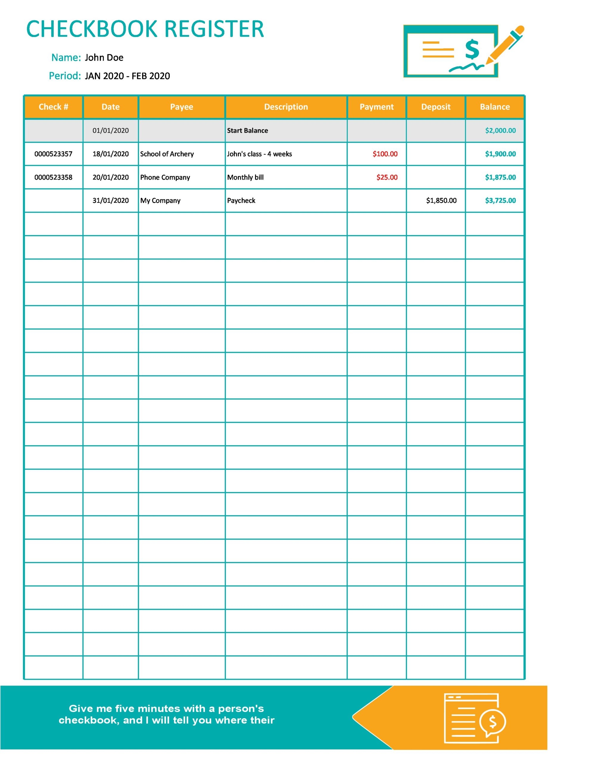30 Printable Check Register Templates Excel TemplateArchive 30 Printable Check Register Templates Excel TemplateArchive