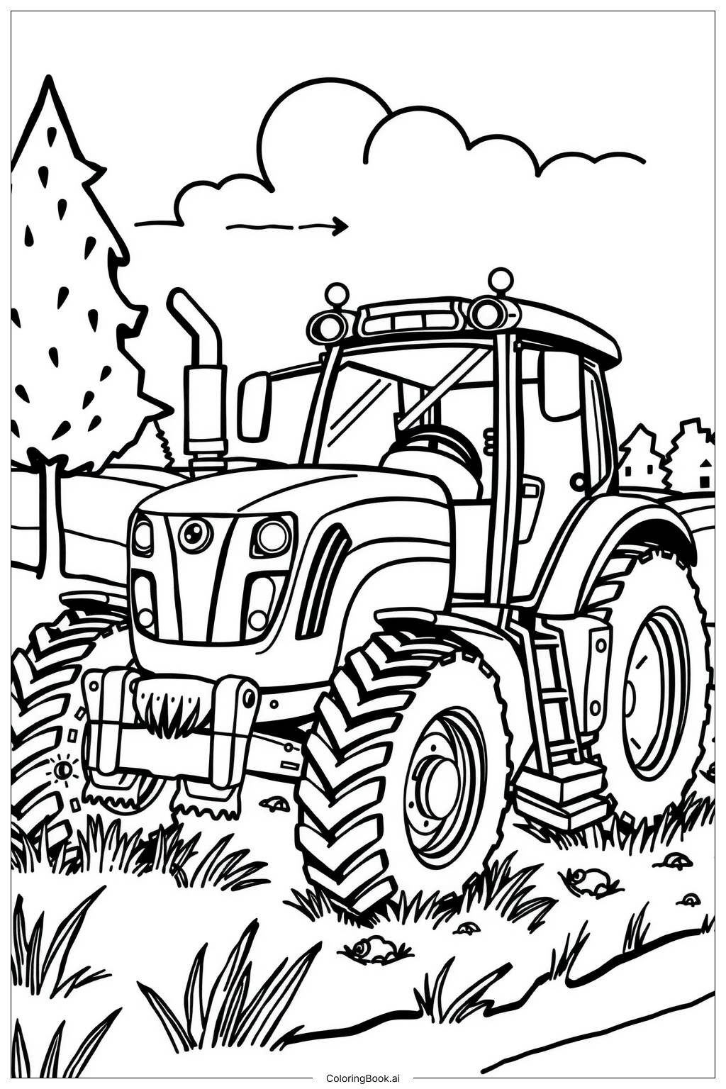 tractor printable coloring pages tractor printable coloring pages