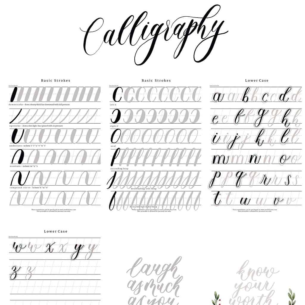 free printable calligraphy practice sheets free printable calligraphy practice sheets