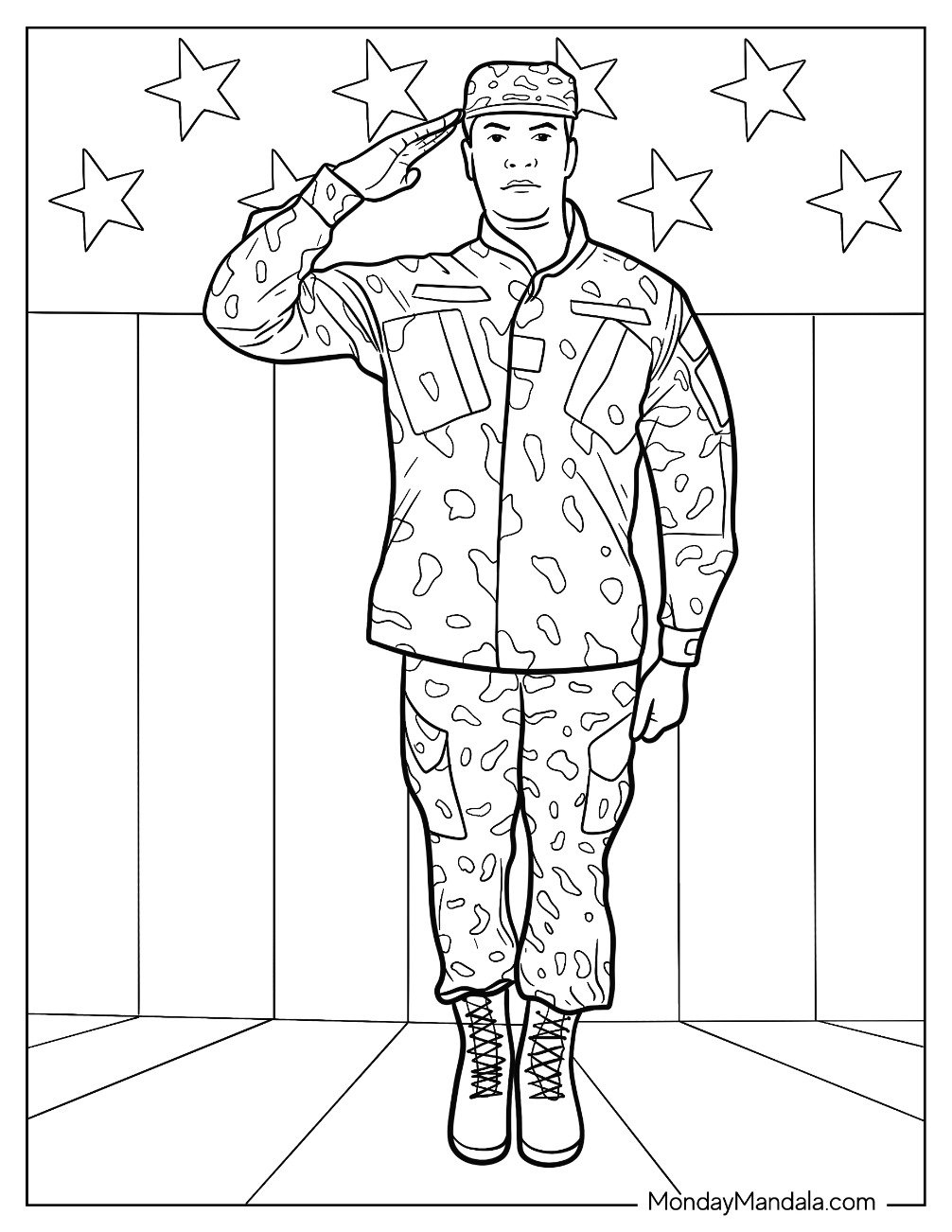 army guy coloring pages
