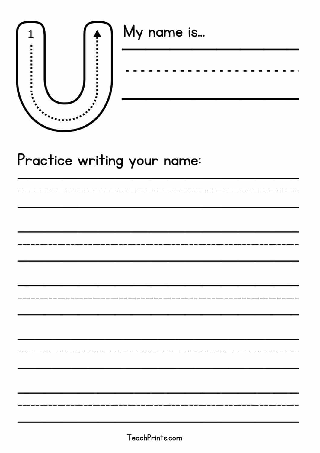 writing name practice