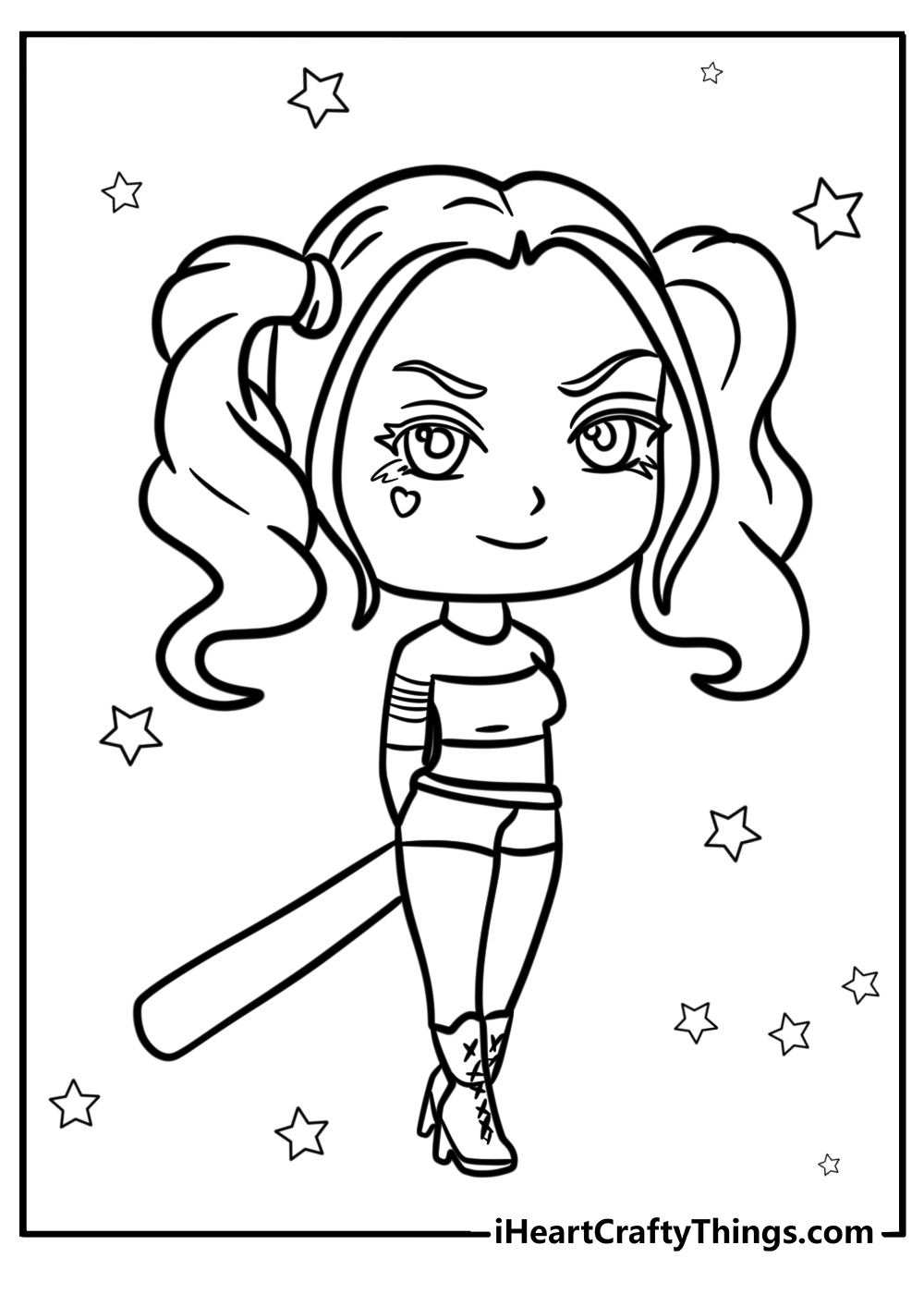 33 Harley Quinn Coloring Pages Easy Free To Print PDFs 