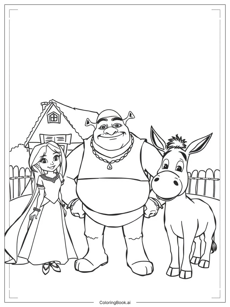 34 Shrek Coloring Pages Free PDF PNG Printables 
