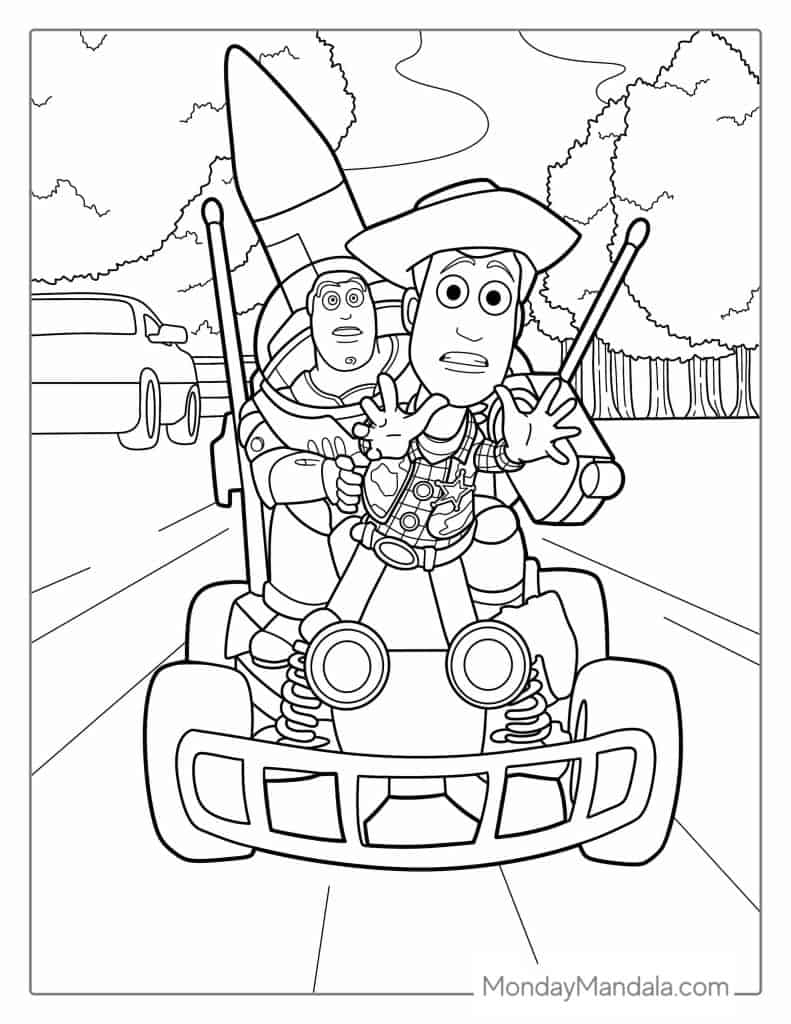 34 Toy Story Coloring Pages Free PDF Printables
