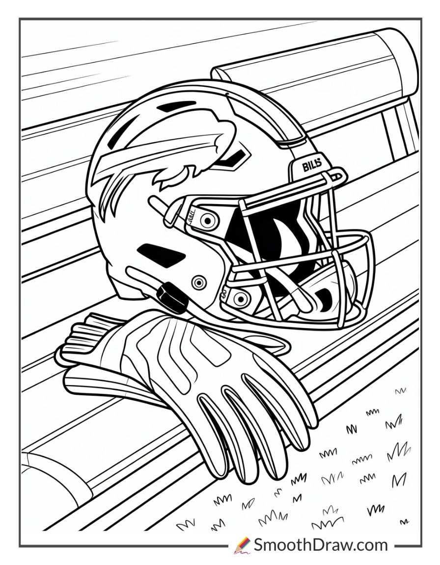 buffalo bills coloring pages