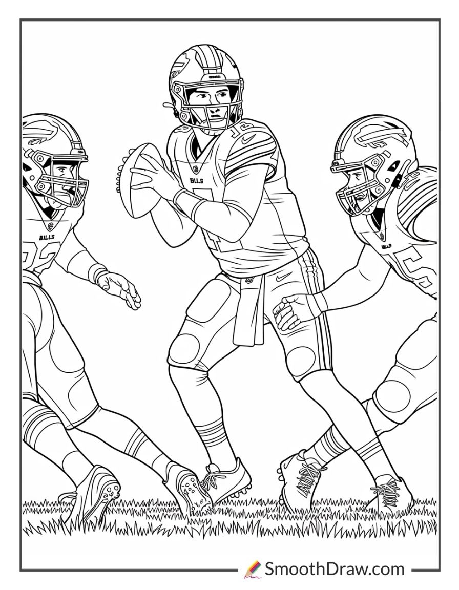 35 Buffalo Bills Coloring Pages Smooth Draw