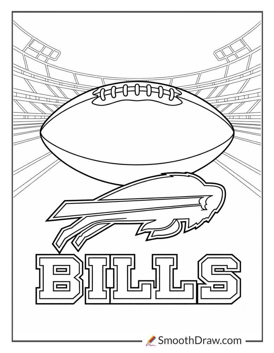 35 Buffalo Bills Coloring Pages Smooth Draw