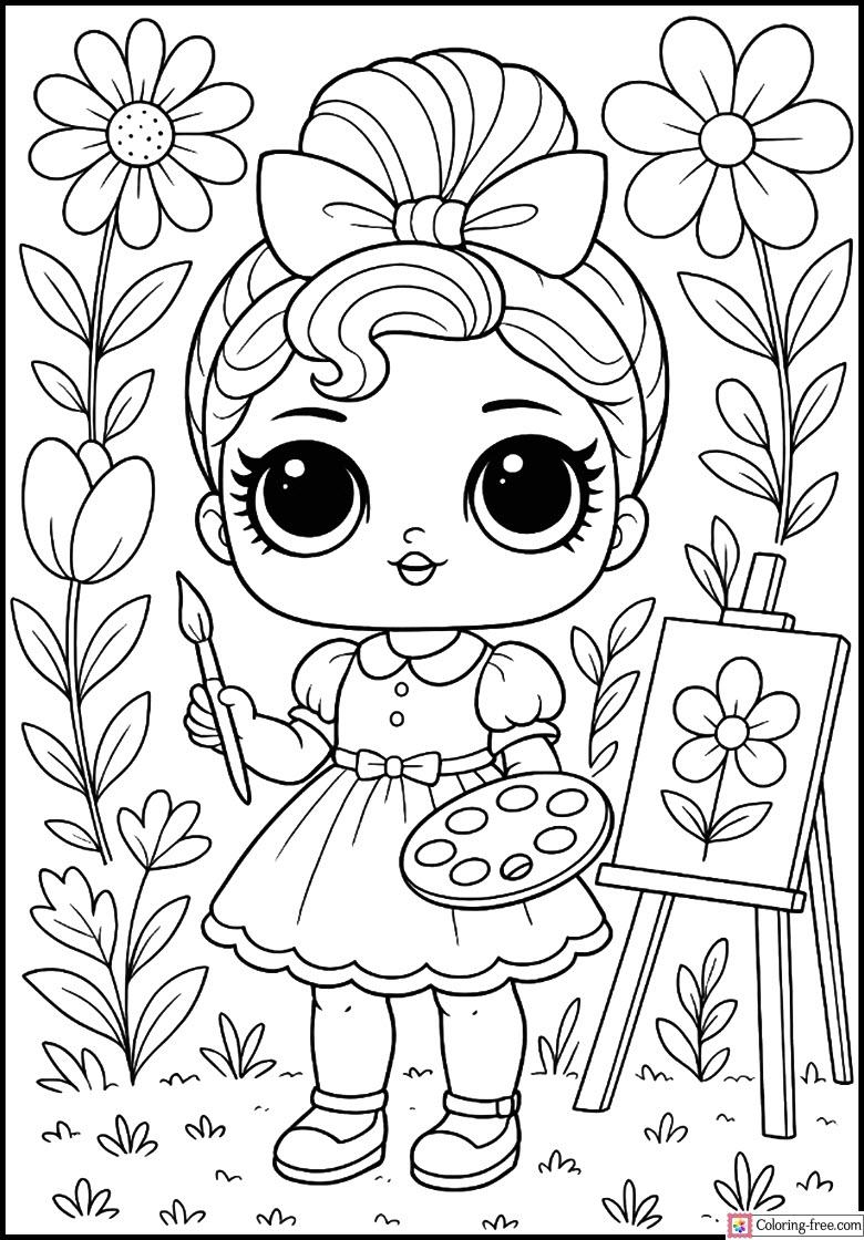 35 LOL Surprise Doll Coloring Pages Free Unique Printables 