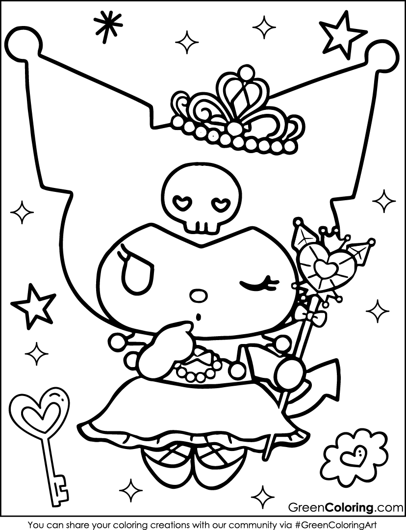 38 Kuromi Coloring Pages Free PDF Printables 38 Kuromi Coloring Pages Free PDF Printables