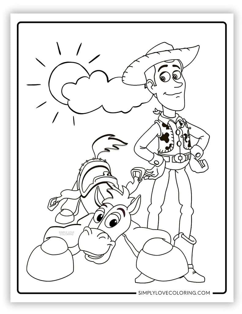 39 Toy Story Coloring Pages Free PDF Printables Simply Love Coloring