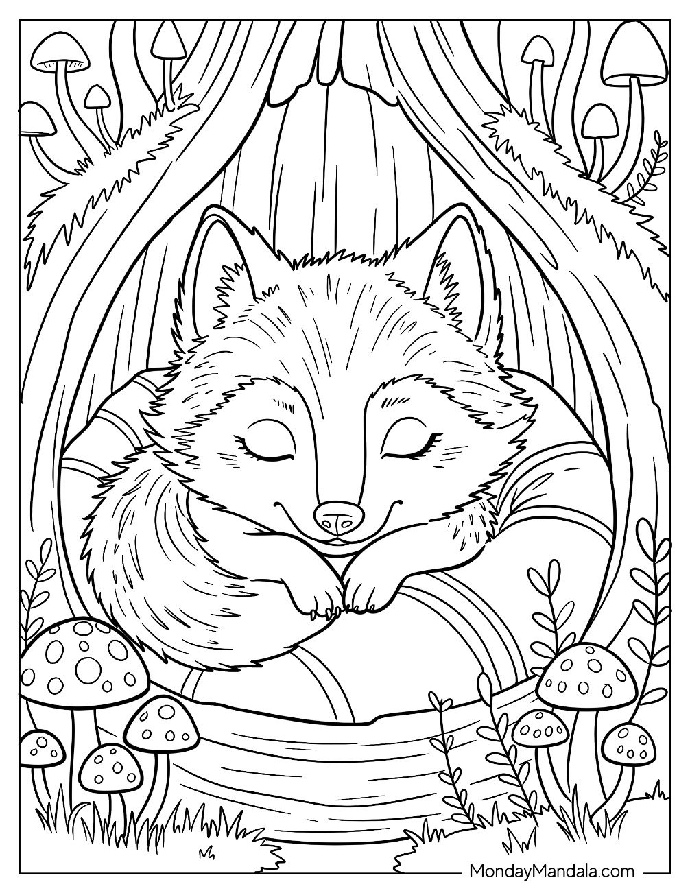 39 Wolf Coloring Pages Free PDF Printables 