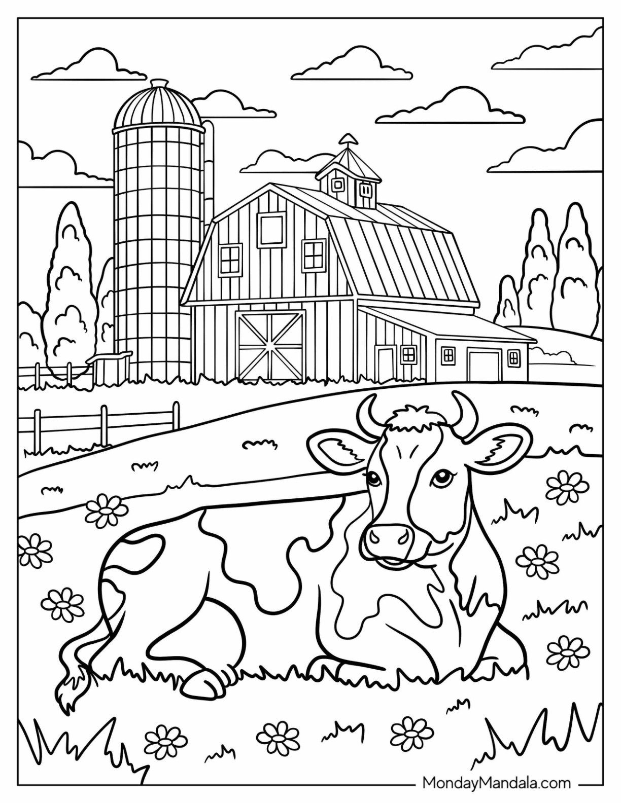 40 Farm Animal Coloring Pages Free PDF Printables 40 Farm Animal Coloring Pages Free PDF Printables