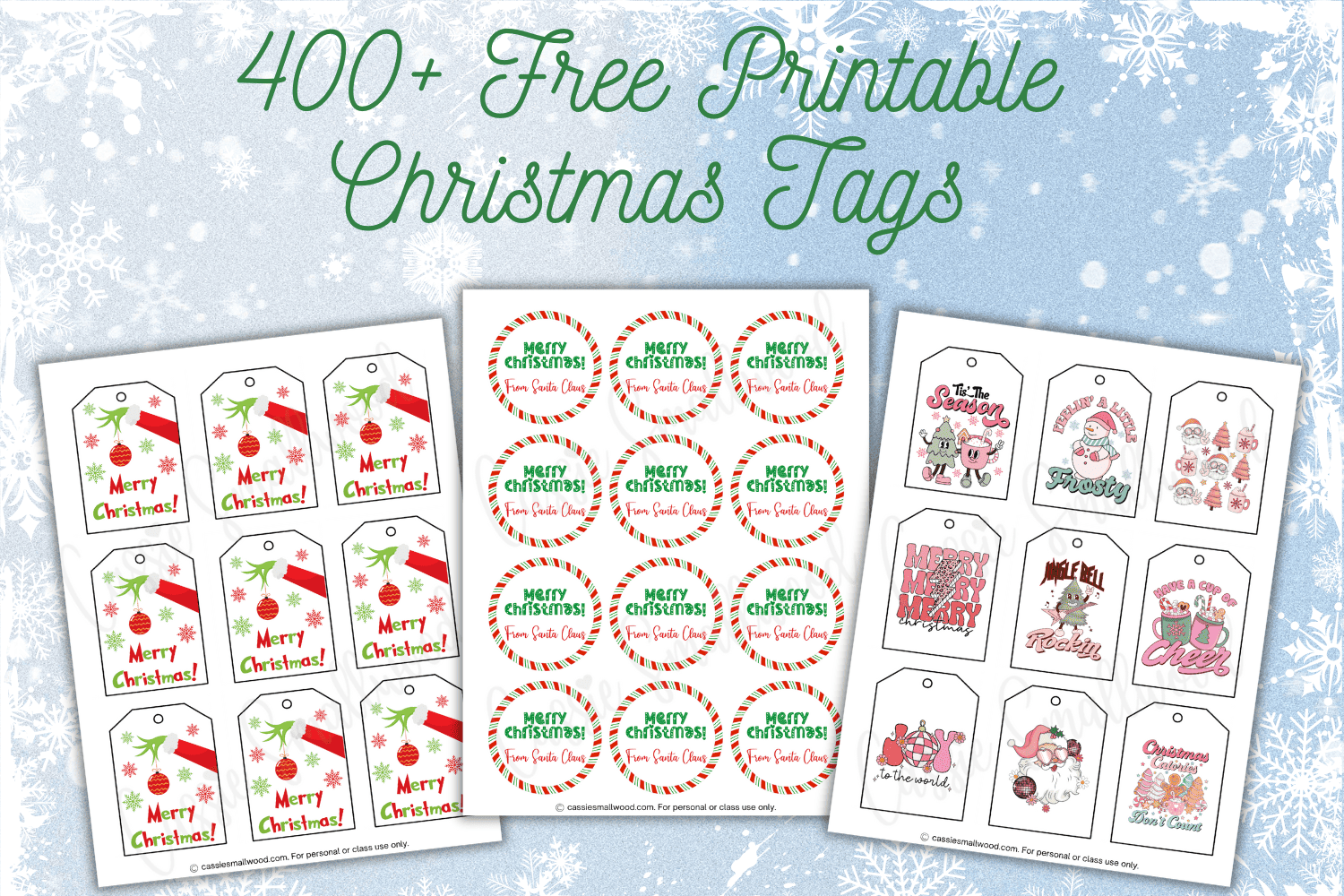 400 CUTEST Printable Christmas Tags Free PDF Cassie Smallwood 400 CUTEST Printable Christmas Tags Free PDF Cassie Smallwood