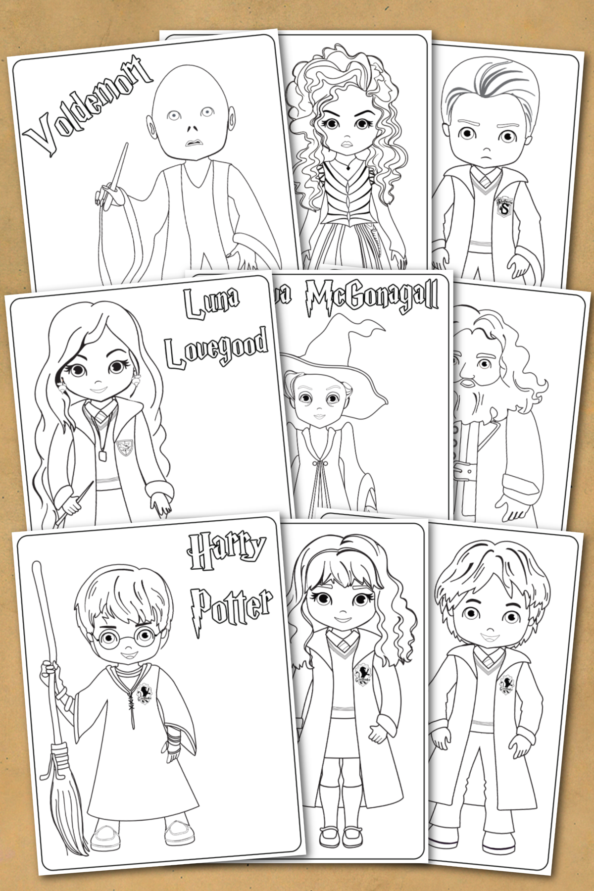 41 Harry Potter Coloring Pages Free Printables